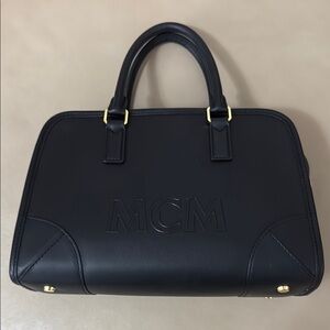 MCM Black Leather Handbag